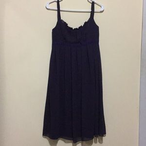Plum Vera Wang dress